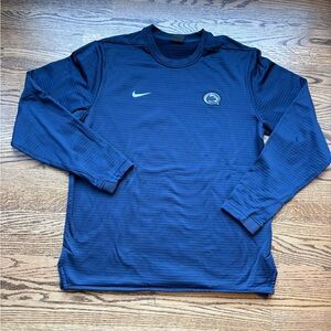 Nike Men's Deep Blue Long Sleeve Sweatshirt